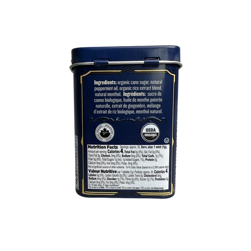 Clawhammer Organic Mints Strong Peppermint | Cane Sugar, Natural Flavors,