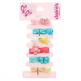 Claire's Club Girl's Kids 6 Pack Mini Spring Time Hair Clips
