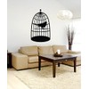 Vinyl Wall Decal Sticker Caged Bird OS_MB249B