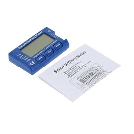 MaximalPower 5-in-1 Battery Meter Battery Capacity Checker, Voltage Tester, Intelligent RC Cell Meter Digital Battery Checker Battery Balancer for LiPo Life Li-ion NiMH Nicd Battery Packs