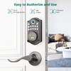 AkaGear DS10 Keyless Entry Door Lock with 2 Lever Handle,