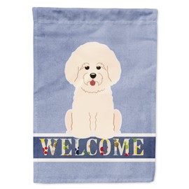Caroline's Treasures BB5656CHF Bichon Frise Welcome Flag Canvas House Size, Large, Multicolor