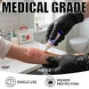 FINITEX Black Nitrile Disposable Exam Gloves - Powder-Free & Latex-Free