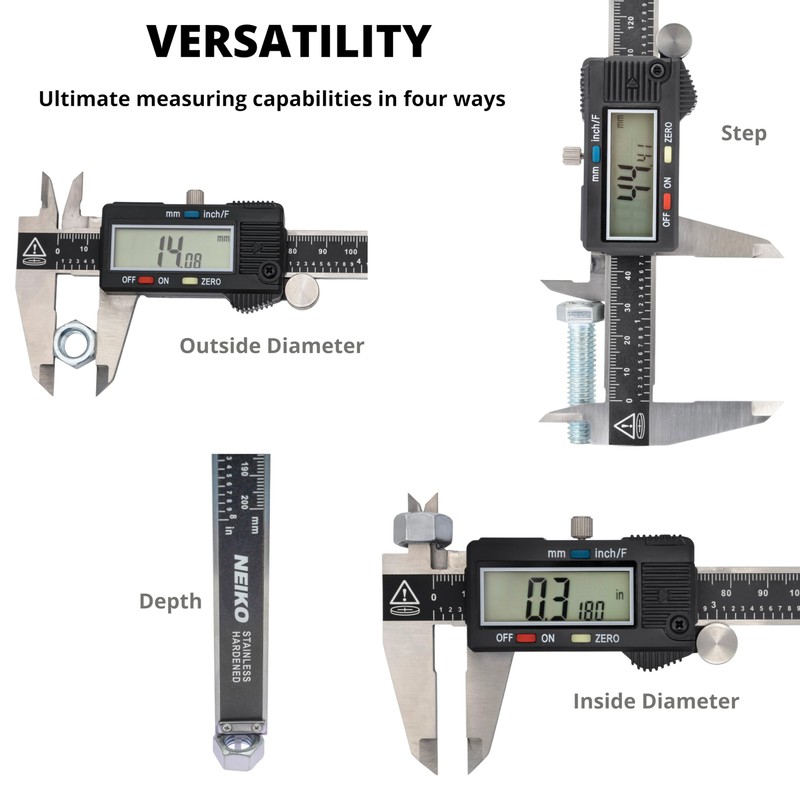 NEIKO 01407A Electronic Digital Caliper Measuring Tool, 0 - 6