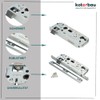 KOTARBAU Mortice Lock 90/40 mm for Profile Cylinder Universal PZ