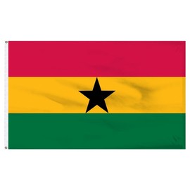 Home and Holiday Flags 3x5 Ghana Flag West African Republic Banner Country Pennant