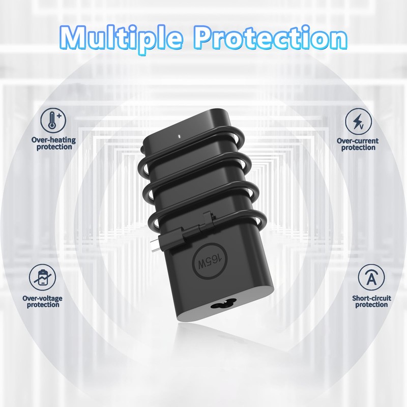 165W USB-C Laptop Charger Compatible with Dell Pro Max/Precision 5690