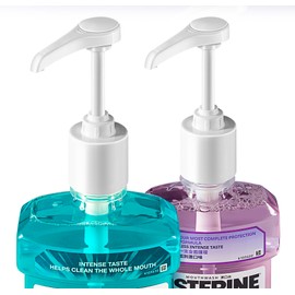 Pump Dispenser, Made to Fit Listerine 1.5 or 1 Liter Bottles [Package Includes 2 Pumps]