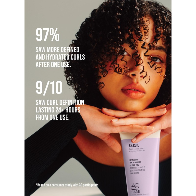 AG Care Re:Coil Curl Activator Curl Cream Award-Winning Curl Creating