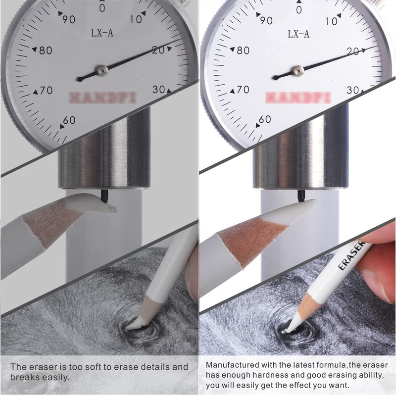 Pasler® Eraser Pencils 7802 Perfection Detail Eraser Pencil with Brush