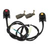 NOLITOY 2pcs Motorcycle Kill Switch Button for ATV Dirt Bike