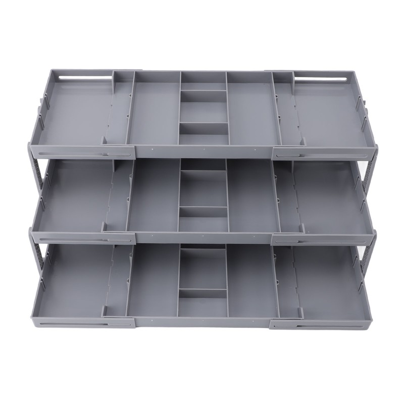 Drawer Organizer Single Row Expandable Folding Jewelry Organizer Tray Earring