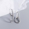 Earrings for Women Double Hoop Earrings Paper Clip Chain Earrings