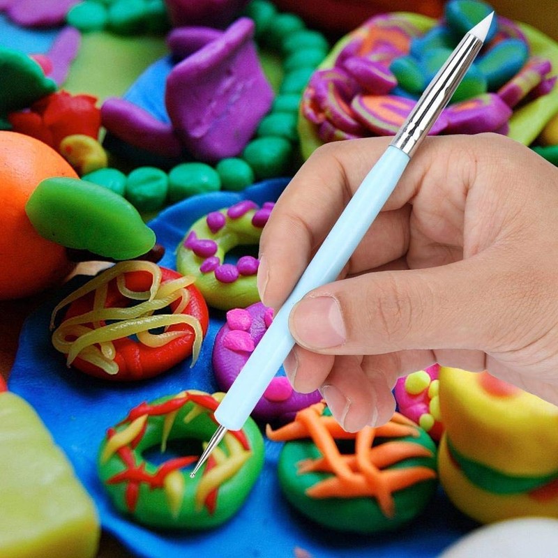 Yagugu Silicone Clay Sculpting Tool - 10Pcs Modeling Dotting Tool