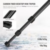 NEEWER TP09 Carbon Fiber Mini Tripod Compatible with iPhone, 20"