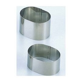 Endo Shoji WSL09002 Commercial Cell Ring, Oval Shape, 2.4 x 1.8 x 1.4 inches (60 x 45 x 35 mm), 18-0 Stainless Steel, Made