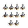 Comimark 10Pcs WH148 Type B10K Ohm Linear Taper Rotary Potentiometer
