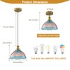 ZEYQLQZQ Glass Pendant Light Modern Pendant Lighting Fixtures Vintage Hanging