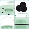 Vipush Kitchen Countertop Compost Bin with lid – Small, Includes