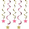 Creative Converting One Little Star Girl-Dizzy Danglers, Multi Sizes, Pink