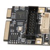 Mini PCIE to USB3.2 GEN1 Front 19Pin Expansion Card 5Gbps