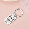 yaozeio Best Bonus Dad Ever Keychains for Bonus Dad Daddy