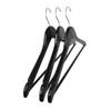 HOME It® 3 Pack 43cm Black Slotted Trouser Bar Hangers