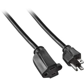 Insignia 12' Extension Power Cord, Model: NS-HW302, Black
