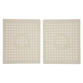 Sink mats, set of 2 sink mats for the floor of the kitchen sink, non-slip, easy to clean sink protection mat for the kitchen