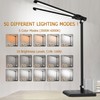 CHARYJOD Dimmable LED Desk Lamp with USB Charging Port, 50