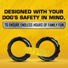 Tonka 3-Ring Tug Outdoor Dog Toy, 10.5 Inch Ring Dog