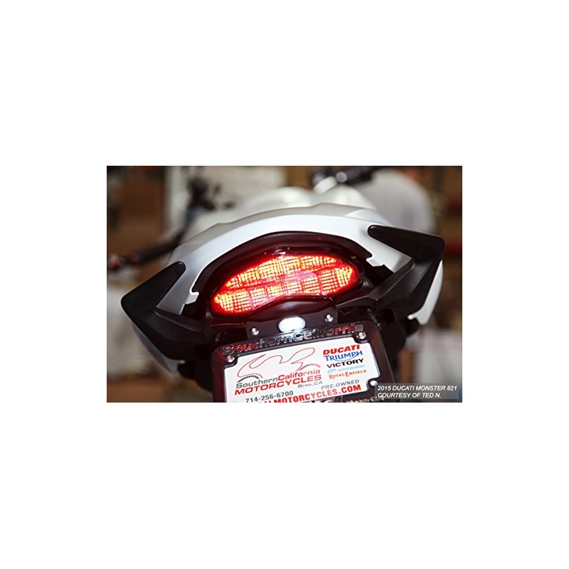 Integrated Sequential LED Tail Lights Smoke Lens for 2014-2020 Ducati