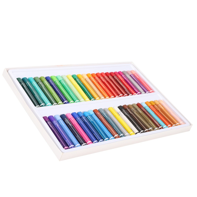 Oil Pastel 48 HeavyColor Crayon Set Washable Children Student Cartoon