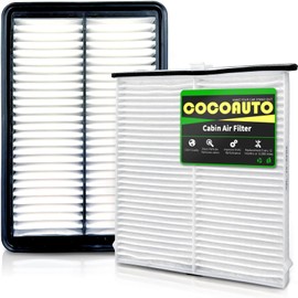 COCOAUTO HEPA Cabin Engine Air Filter Kit for Mazda CX-5 2.5L / 2.0L(2013-2024), for Mazda 3 2.0L (2012-2018) / 2.5L (2014-2018), for Mazda 6 2.5L (2014-21), PE07-13-3A0A, KD45-61-J6X, Not for Diesel