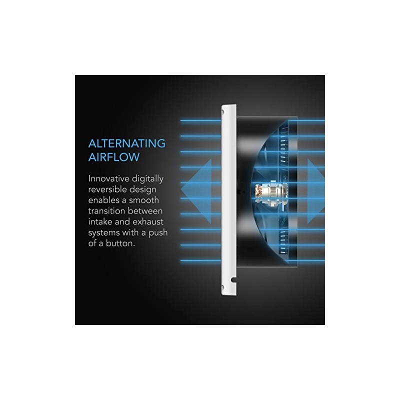 AC Infinity Room to Room Fan 8”, Two-Way Reversible Airflow