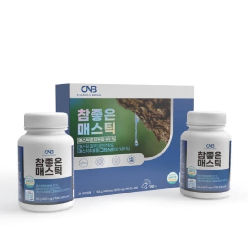 2 bottles of Very Good Mastic 90 tablets / 참좋은