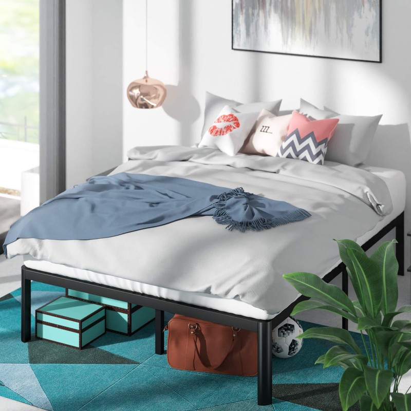 ZINUS Van 16 Inch Metal Platform Bed Frame / Steel