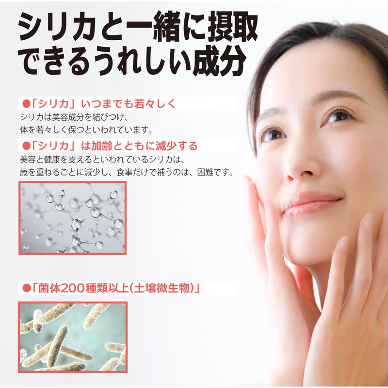 元気になるシリカ ＋ 腸内フローラ カプセル50粒入