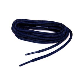 1 Pair of Collonil Shoelaces - Round - Thin - Diameter 2.0 mm - and Lengths, navy
