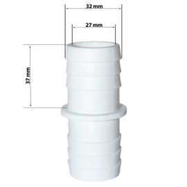 Pangaea Tech Hose Connector with Hose Clamps – Pool Hose Adapter