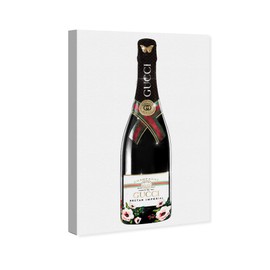 The Oliver Gal Artist Co. Drinks and Spirits Wall Art Canvas Prints 'Italian Mod Champagne Home Décor, 24 in x 36