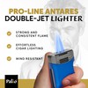 Palió Pro Line, Antares Doublejet Torch Lighter. Side Squeeze Ignition,