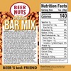 BEER NUTS Original Bar Mix - Crunchy Party Pretzels, Cheese