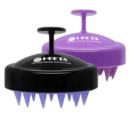 HEETA 2-Pack Scalp Massager Hair Growth Scrubber for Dandruff Removal