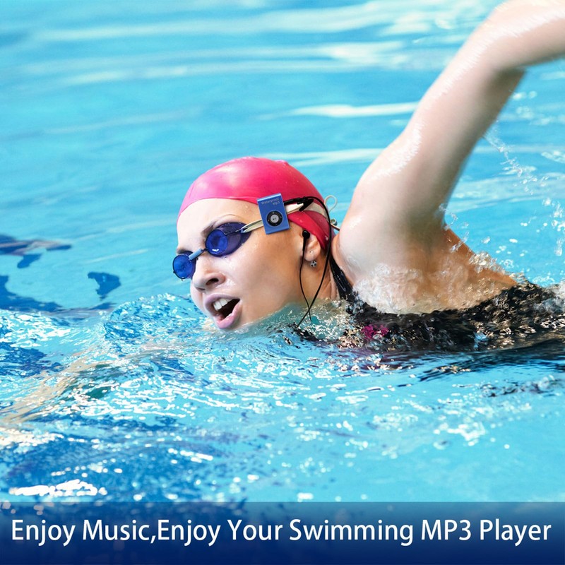 IPX8 Water Proof MP3 Player for Swimming, 8GB Underwater Music