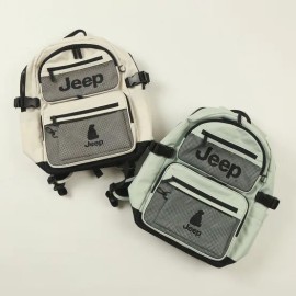 Jeep Kids 지프 키즈 투포켓 곰필통 백팩 KQ0GAU001 Jeep Kids Two-Pocket Bear Pencil Case Backpack KQ0GAU001