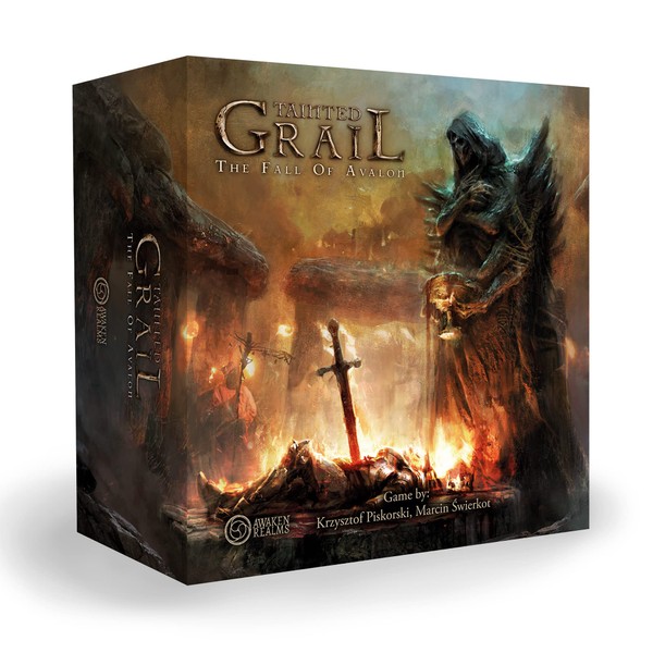 Tainted Grail The Fall of Avalon Board Game (Core Box) | Survival Strategy Game | Cooperative Fantasy Game for Adults | Ages 14+ | 1-4 Players | Avg. Playtime 2-3 Hours | Made by Awaken Realms