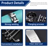 Tnisesm 30Pcs T-bolt Hose Clamps, 6 Size 17-35mm Heavy Duty