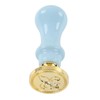 Wax Sealing Stamp Kit Clear Pattern Delicate Wax Detachable Handle