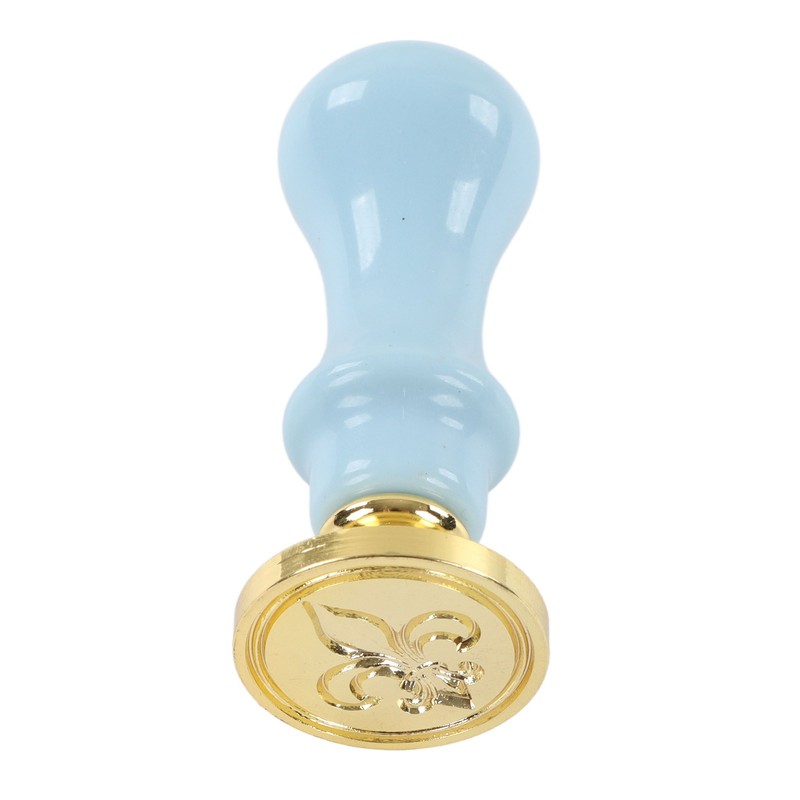Wax Sealing Stamp Kit Clear Pattern Delicate Wax Detachable Handle